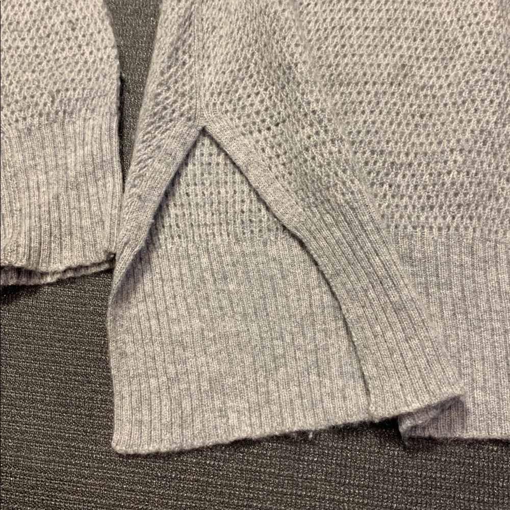 Kokun Ombré Blue Gray 100% Cashmere Women Turtleneck Sweater Size XS - Picture 6 of 6